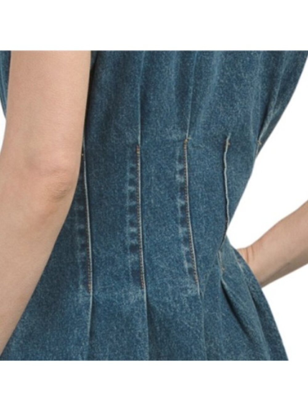 HOUSE OF HARLOW 1960 Edie Denim Dress - Picture 6 of 6